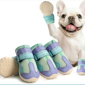 Dog Shoes for Small Dogs, Puppy Dog Boots for Winter Snow, Hot Pavement